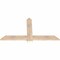 Ekena Millwork Eugene Smooth Timber Gable Bracket, Douglas Fir, 60"W x 32"H x 1 1/2"D x 5 1/2"F, 13/12 Pitch GBW060X32X0206EUG00SDF - alternate 3